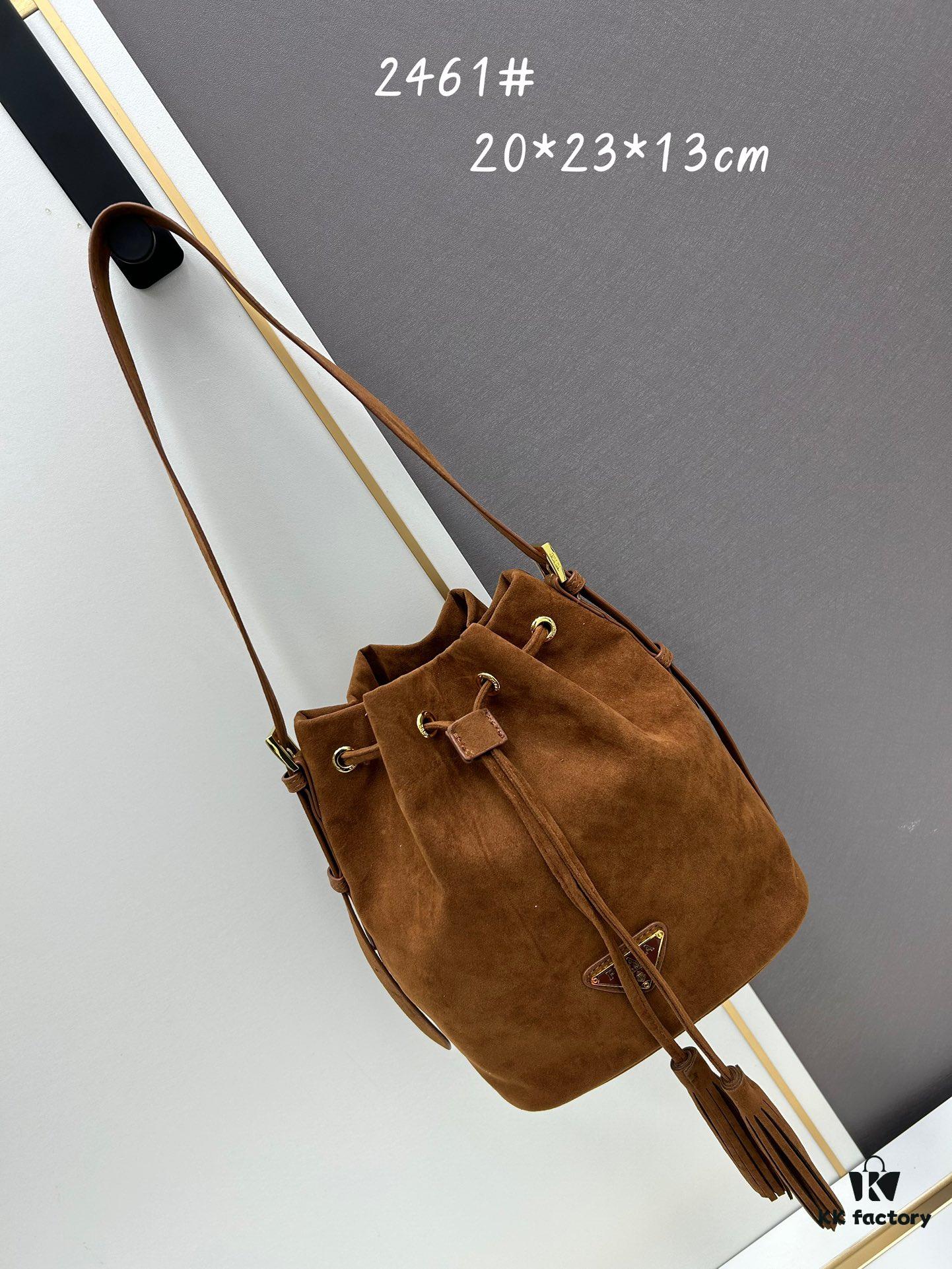 6930b49f6e68136f4d9adcc9 Prada New Suede Brown Collection with Box