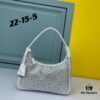 6930b4a46e68136f4d9adcd2 Prada 2021 New Sparkling Rhinestone Hobo Bag with Box