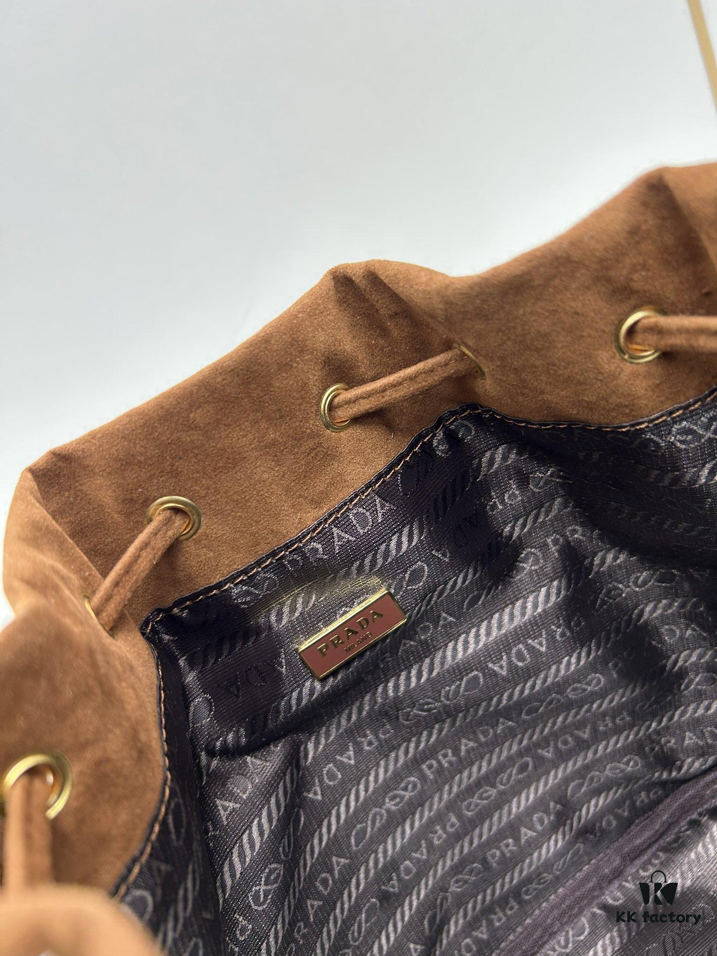 6930b4a56e68136f4d9adcd7 Prada New Suede Brown Collection with Box