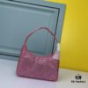 6930b4a66e68136f4d9adcd8 Prada 2021 New Sparkling Rhinestone Hobo Bag with Box