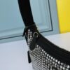 6930b4aa6e68136f4d9adce4 Prada 2021 New Sparkling Rhinestone Hobo Bag with Box