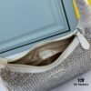 Prada 2021 New Sparkling Rhinestone Hobo Bag with Box