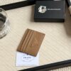Prada Best-Selling Card Holder Unisex Small Wallet in Black 1MC025 Triangle Logo Series Nine Colors Available