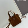 Small Matte Leather Tote Bag with Box @Charlene Choi Sa WITH PRADA