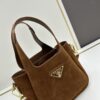 Small Matte Leather Tote Bag with Box @Charlene Choi Sa WITH PRADA