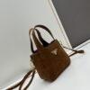 Small Matte Leather Tote Bag with Box @Charlene Choi Sa WITH PRADA