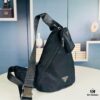 6930b4d66e68136f4d9add37 PRADA! 100% Authentic! Latest Model Chest Bag, Shoulder Bag! Imported Parachute Waterproof Fabric, Genuine Lamborghini Zipper, Pure Brushed Metal Hardware, Two Front Zippered Pockets, Lined with Imported Velvet Filling for a Soft, Elastic and Flexible Feel – Absolutely Amazing!