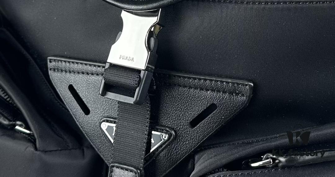 6930b4da6e68136f4d9add41 Prada Nylon Backpack 2VZ108 Shoulder Bag Dual Strap Travel Backpack