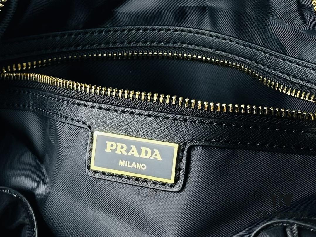 6930b4f26e68136f4d9add74 Prada Re-Edition 1978 Medium Size Recycled Nylon and Saffiano Leather Handbag with Box | Official Website Image! Store Display