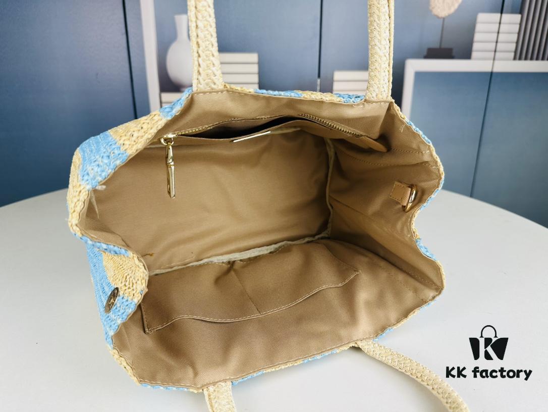 6930b4fd6e68136f4d9add88 Prada Beautiful Wicker Basket Bag – A Stylish Summer Essential with Woven and Leather Design