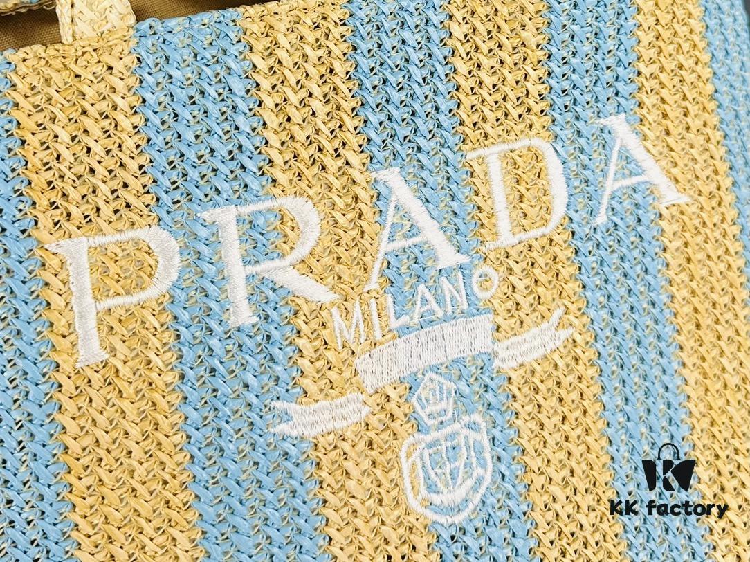 6930b4fd6e68136f4d9add89 Prada Beautiful Wicker Basket Bag – A Stylish Summer Essential with Woven and Leather Design