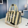 6930b5086e68136f4d9add9d Prada Beautiful Wicker Basket Bag – A Charming Summer Essential with Straw and Leather Design