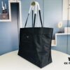 6930b5146e68136f4d9addba Prada Nylon Tote Bag, Black Lightweight Nylon Tote, Spacious 40L Size Fits Large Laptop