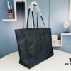 6930b5156e68136f4d9addbb Prada Nylon Tote Bag, Black Lightweight Nylon Tote, Spacious 40L Size Fits Large Laptop