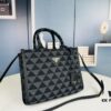 6930b51e6e68136f4d9addcf New Medium Prada Embroidered Fabric Tote Bag (with Long Strap)