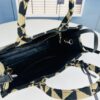 6930b52c6e68136f4d9addee New Medium Prada Embroidered Fabric Tote Bag with Long Shoulder Strap