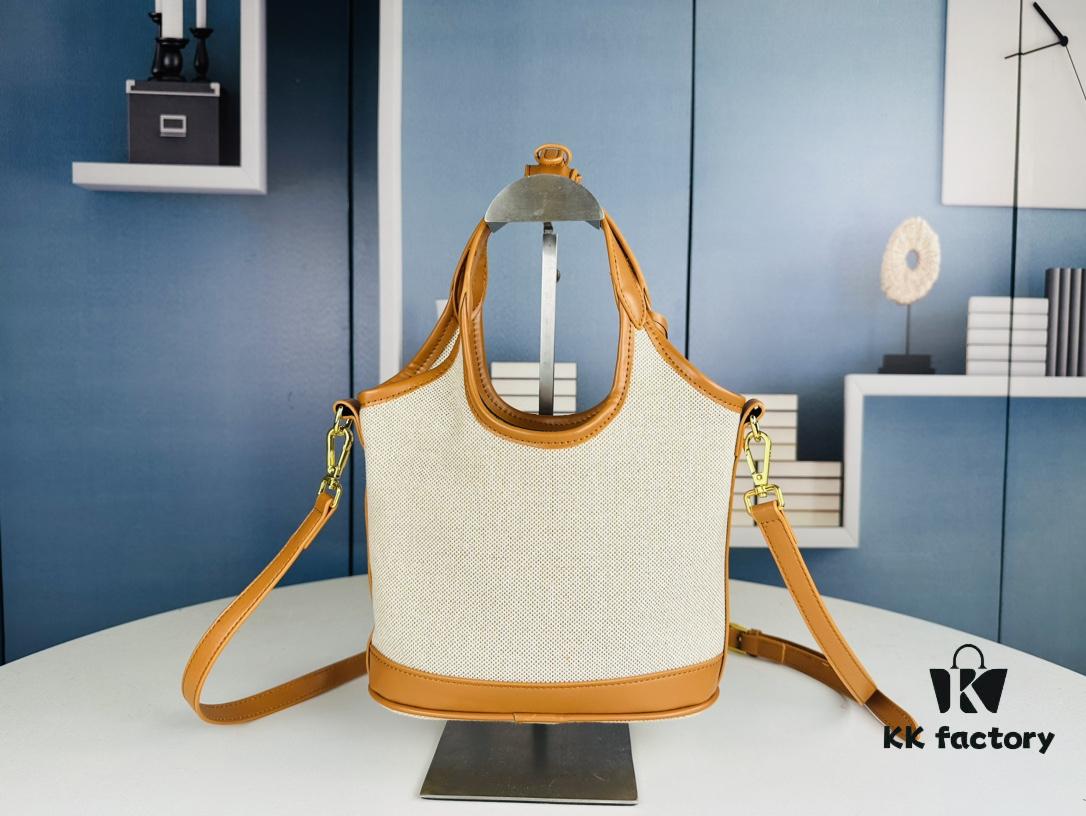 6930b5336e68136f4d9addfd Small Prada New Linen-blend Leather Trim Tote Bag