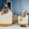 6930b5366e68136f4d9ade04 Large Size Prada New Linen Blend Tote Bag