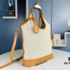 6930b5376e68136f4d9ade06 Large Size Prada New Linen Blend Tote Bag