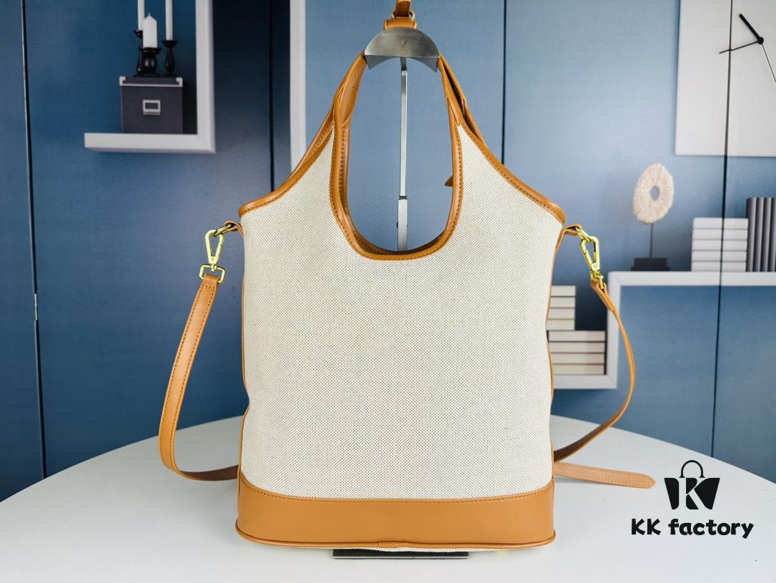 6930b5386e68136f4d9ade07 Large Size Prada New Linen Blend Tote Bag