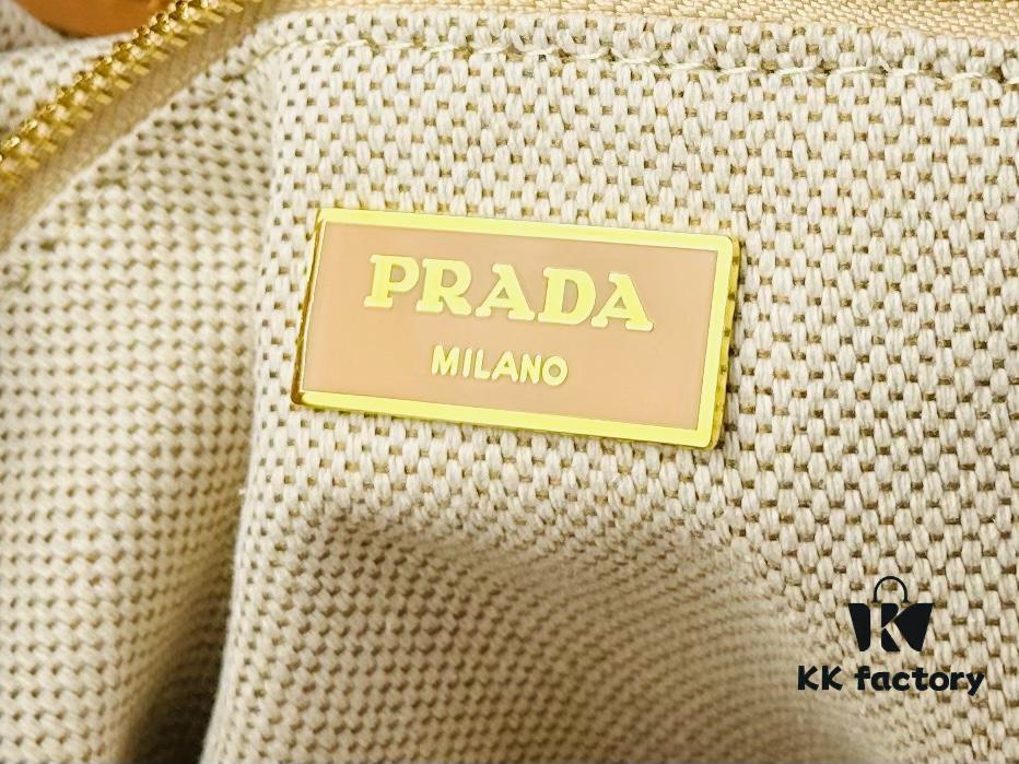 6930b53b6e68136f4d9ade0e Large Size Prada New Linen Blend Tote Bag