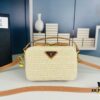 6930b53f6e68136f4d9ade16 PRADA Woven Style Beautiful Bag with Box, Size 19x12x6, Model No. 2427