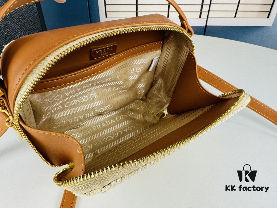 6930b5426e68136f4d9ade1e PRADA Woven Style Beautiful Bag with Box, Size 19x12x6, Model No. 2427