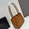 6930b5626e68136f4d9ade60 Prada Mini Tote Bag 24 New Arrival, Often Called the 'Little Vegetable Basket', Made of Cow Leather with Triangle Logo, Minimalist Design, Comes with Box