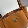 6930b5696e68136f4d9ade6c Prada Mini Tote Bag 24 New Arrival, Often Called the 'Little Vegetable Basket', Made of Cow Leather with Triangle Logo, Minimalist Design, Comes with Box