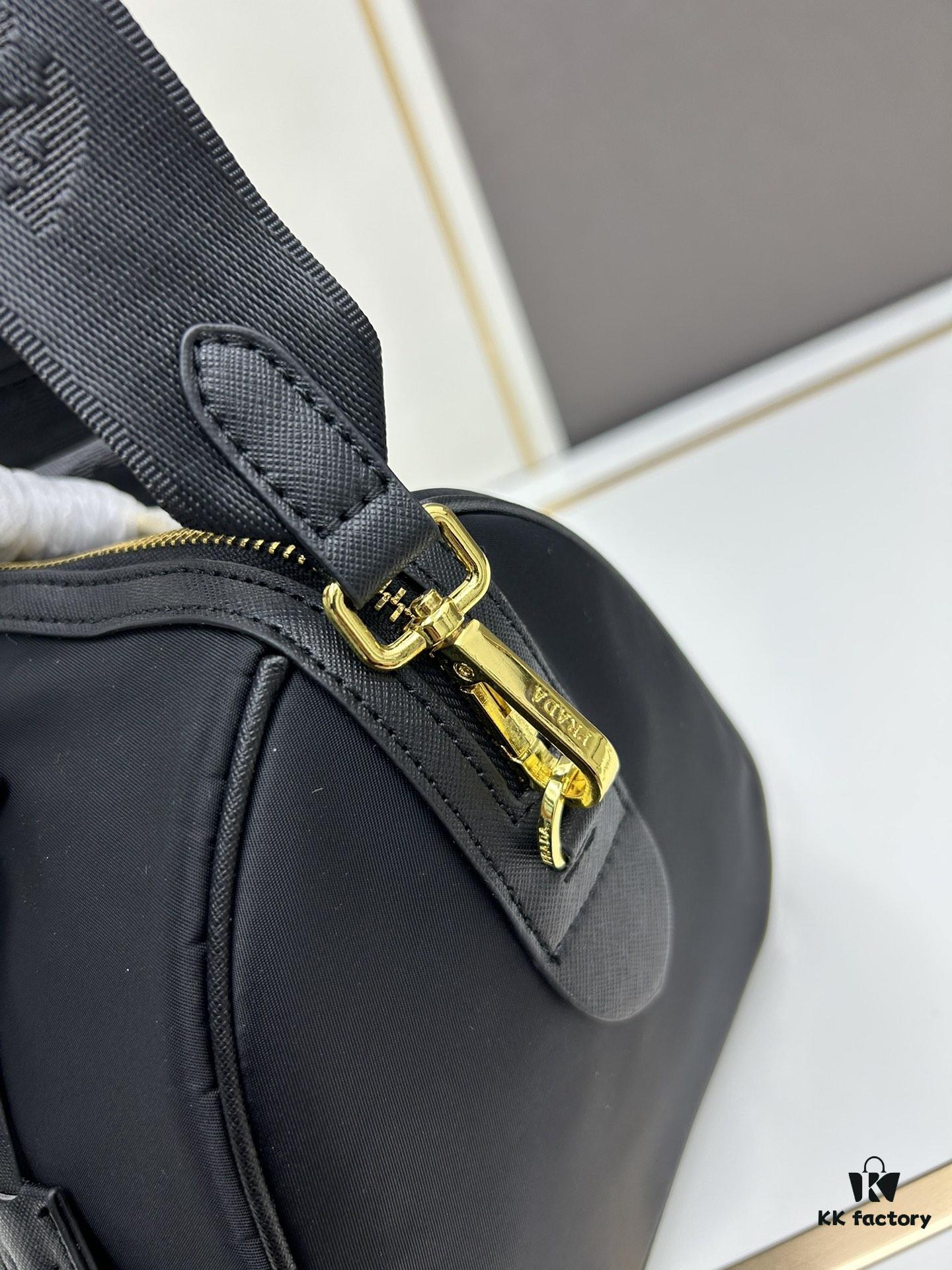 6930b5986e68136f4d9adec1 Prada Re-Edition 1978 Medium Size Recycled Nylon and Saffiano Leather Handbag with Box ||| Official Website Image! Store Display