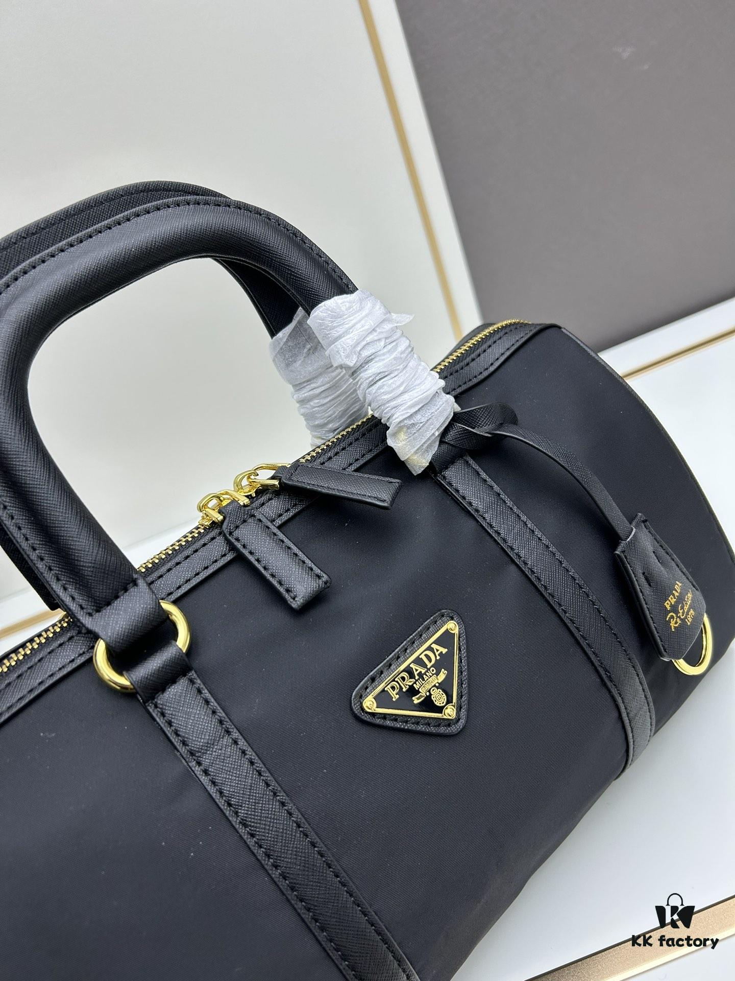 6930b5986e68136f4d9adec3 Prada Re-Edition 1978 Medium Size Recycled Nylon and Saffiano Leather Handbag with Box ||| Official Website Image! Store Display