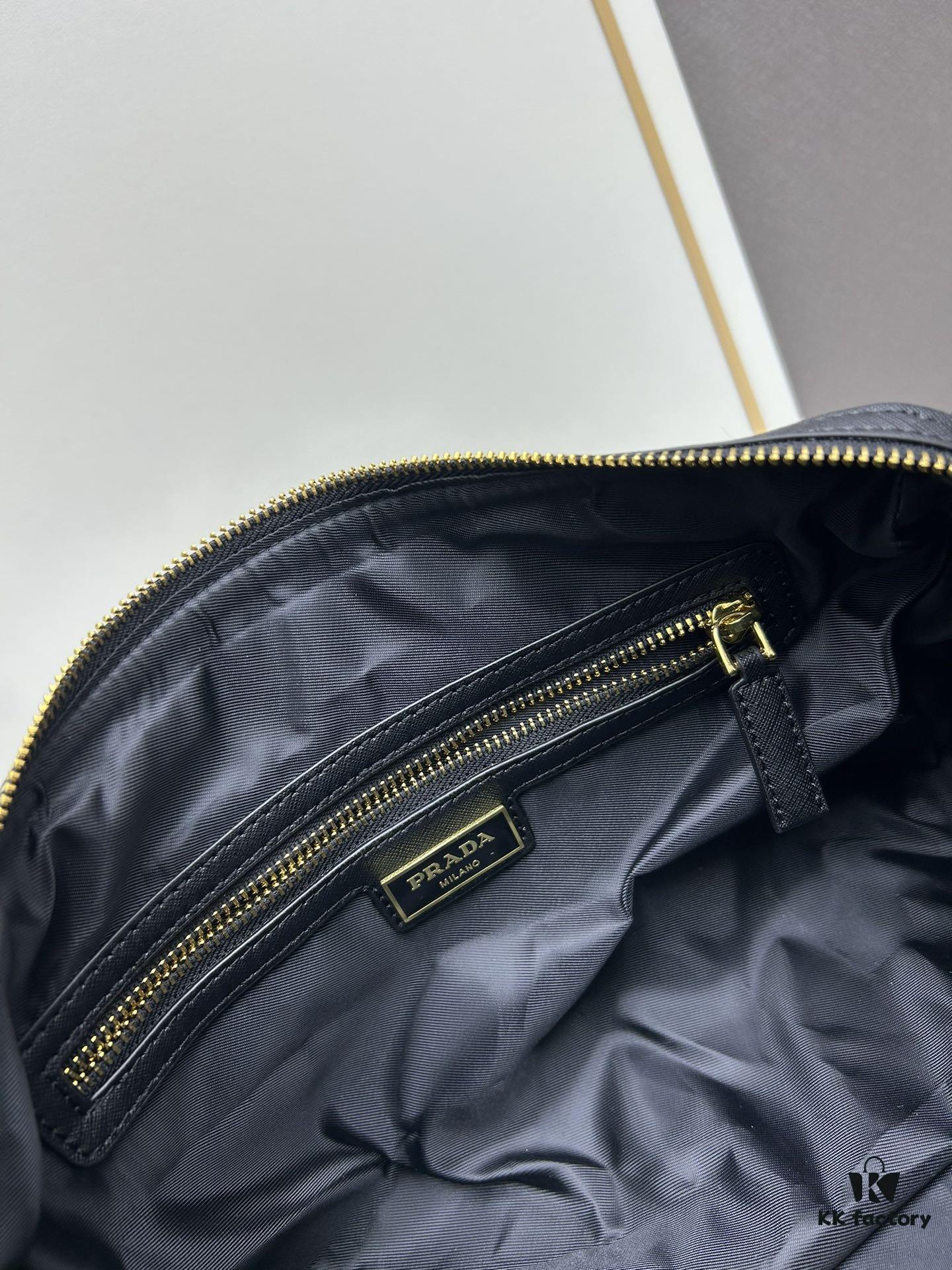 6930b5996e68136f4d9adec5 Prada Re-Edition 1978 Medium Size Recycled Nylon and Saffiano Leather Handbag with Box ||| Official Website Image! Store Display