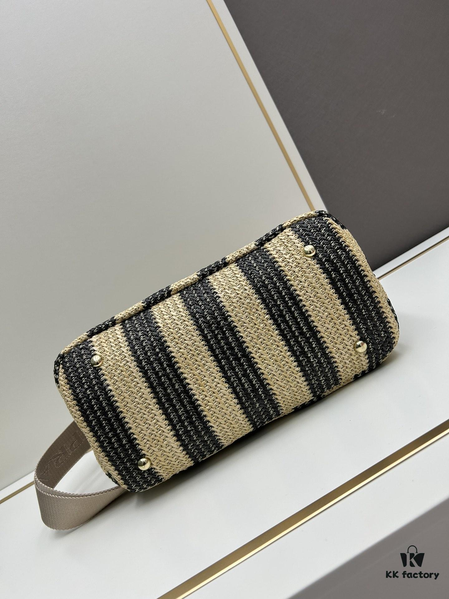 6930b5b56e68136f4d9adef5 Prada Beautiful Wicker Basket Bag, Embrace the Summer with the Prada Raffia and Leather Tote