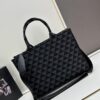 6930b5c16e68136f4d9adf05 New Large Size Prada Embroidered Fabric Tote Bag (with Long Strap)