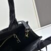 6930b5ce6e68136f4d9adf1d New Medium Prada Embroidered Fabric Tote Bag (with Long Shoulder Strap)