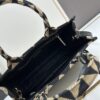6930b5d56e68136f4d9adf27 New Medium Prada Embroidered Fabric Tote Bag with Long Shoulder Strap