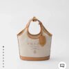6930b5e06e68136f4d9adf3d Large Size Prada New Linen Blend Tote Bag with Leather Trim