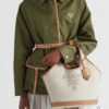 6930b5e56e68136f4d9adf47 Large Size Prada New Linen Blend Tote Bag