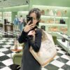 6930b5e66e68136f4d9adf49 Large Size Prada New Linen Blend Tote Bag