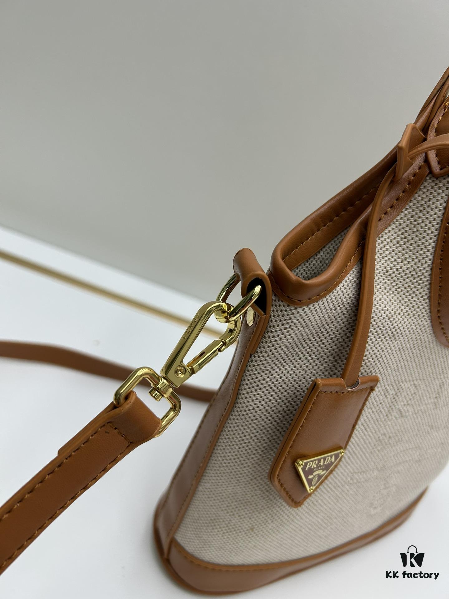 6930b5ef6e68136f4d9adf57 Small Prada New Linen Tote Bag