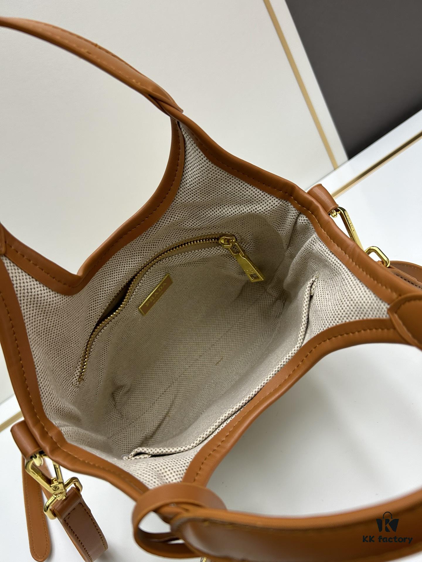 6930b5f26e68136f4d9adf5a Small Prada New Linen Tote Bag