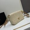 Raffia Woven Camera Bag, Model No. 2385, Box Size 20x12x8