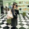 6930b6056e68136f4d9adf76 Large Size Prada New Linen Blend Tote Bag