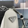 6930b60a6e68136f4d9adf81 Prada 21K Tri-Fold Cross Texture Triangle Bag with Box