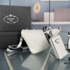 6930b60b6e68136f4d9adf82 Prada 21K Tri-Fold Cross Texture Triangle Bag with Box