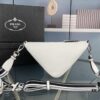 6930b60b6e68136f4d9adf85 Prada 21K Tri-Fold Cross Texture Triangle Bag with Box