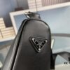 6930b6106e68136f4d9adf8b Prada 21K Tri-Fold Triangle Bag with Box, Plain Weave