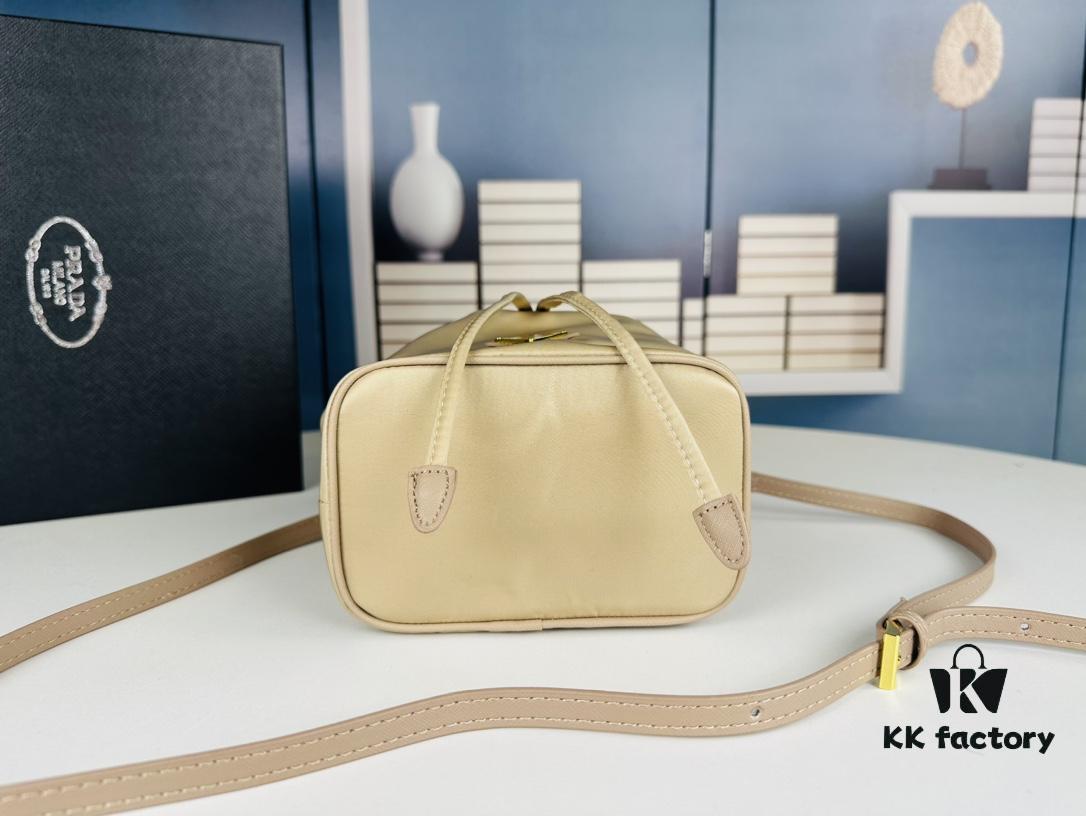 6930b62a6e68136f4d9adfc2 Adorable Prada Mini Bucket Bag with Box, Size: Bottom Length 16 x Opening Length 23 x Height 18 x Thickness 10, Style No. 067