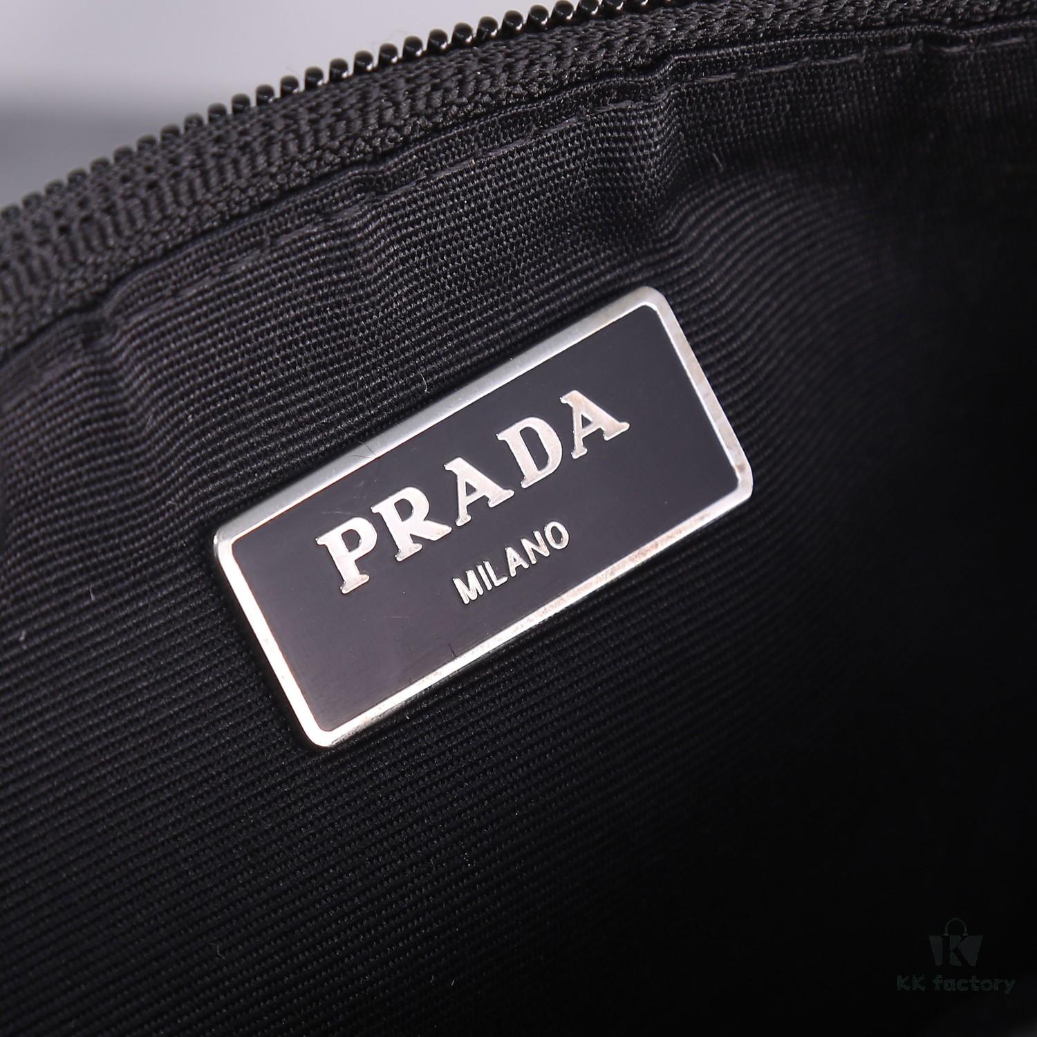 6930b6356e68136f4d9adfd3 PRADA Classic Fashion Waist Bag, Lightweight Waterproof Fabric, Handcrafted Detailing, Style 1B0056, Size: W32 x H12