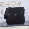 6930b6396e68136f4d9adfd7 PRADA Men's Shoulder Bag, Classic Bestseller Model, Lightweight Original Waterproof Fabric, High-Quality Craftsmanship, 2VG953 Size: W31 x H29 x D7